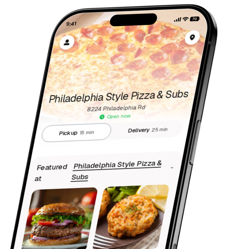 Philadelphia Style Pizza & Subs app preview