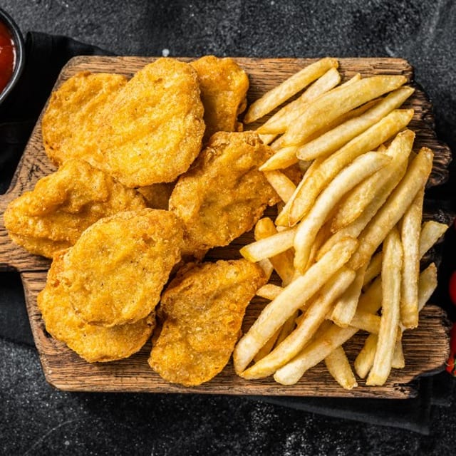 Kid's Chicken Nuggets with French Fries.