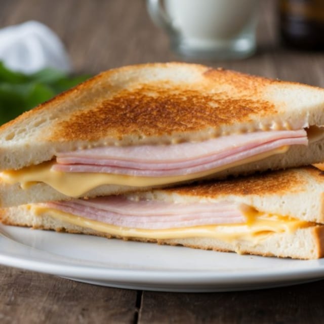 Ham And Cheese Sandwich.