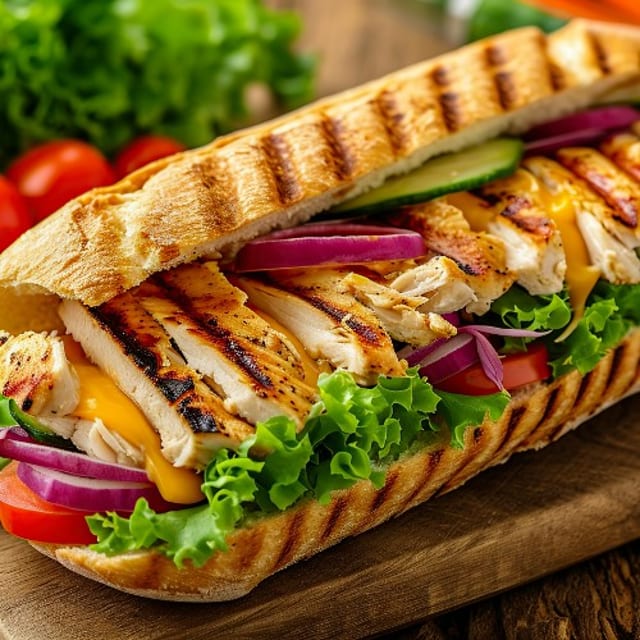Grilled Chicken Sub (8").