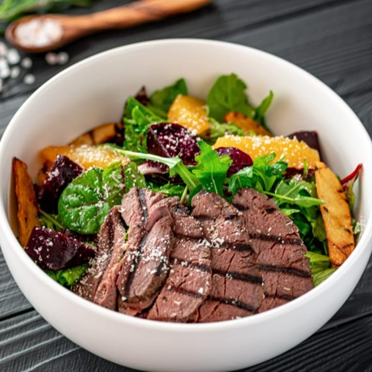 Sizzling Steak Salad Delights