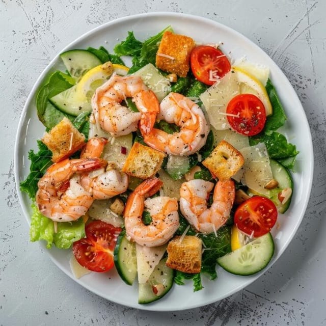 Shrimp Salad Platter.